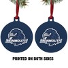 Monmouth University Official Hawks Logo Aluminum Holiday Christmas Tree Ornament - 2 of 4