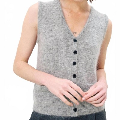 Women's High Winter Knitted Vest - FRNCH