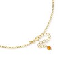 Ross-Simons Italian Brown and Orange Murano Glass Bead Necklace in 18kt Gold Over Sterling Size 18 - 3 of 4