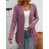 Lightweight Cardigans for Women Fashion Casual Oversized Long Sleeve Cardigan Sweater Loose Dressy Fall Holiday Tops - 3 of 4