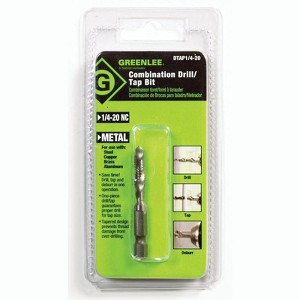 GREENLEE High Speed Steel Drill and Tap Bit 1/4-20 1 pc - 1 of 4