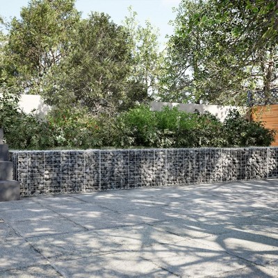 vidaXL Gabion Basket Heavyweight Endurance Rectangular Industrial