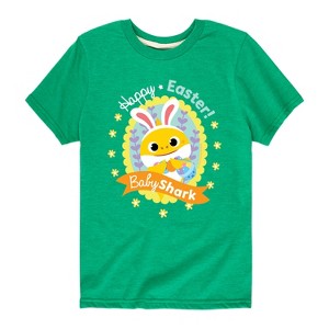 Boys' - Baby Shark - Easter Sharks Short Sleeve Graphic T-Shirt - 1 of 4