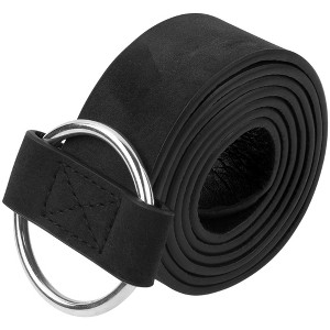 INSPIRE CHIC Women's Vintage Elegant Pinless Smooth Buckle Silver Circle Casual Belt - 1 of 4