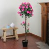 Northlight 4.5' Unlit Artificial Potted Azalea Flower Tree - 4 of 4