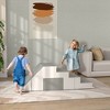 Runesay Light Gray Foam Play Set for Children, 2 Piece Soft Kids Climbing Set for Crawling or Sliding - 3 of 4