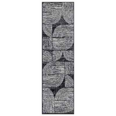 World Rug Gallery Geometric Arch Area Rug