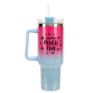 Elanze Designs Faith Hope Love Stars 40 oz. Stainless Steel, Large Water Bottle Coffee Mug, Spill & Leak Resistant, Thermal Travel Tumbler with - 1 of 1