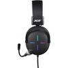 Acer Nitro Gaming Headset II: 50mm Drivers | Retractable Noise-Canceling Mic | On-Cable Controls | Over-Ear Design with RGB Lighting - 3 of 4