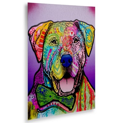 Trademark Fine Art - Dean Russo 'Charlie Brown Custom-002' Floating Brushed Aluminum Art