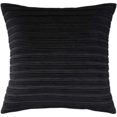 Waverly Pleated Velvet 18" x 18" Indoor Throw Pillow