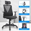 Lirago,Ergonomic Office Chair with Adjustable Headrest & Armrest, Mesh Swivel Chair for Home/Office - 2 of 4