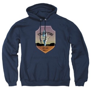 Men's Yellowstone National Park Sticker Pull-Over Hoodie - 1 of 4