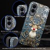 BONGEEK Case Compatible with Samsung Galaxy S23Ultra,Scratch Resistant Hybrid 2-Layer Hard Shell Bright Phone Case,Christmas Snowflake Reindeer Lovely - 3 of 4