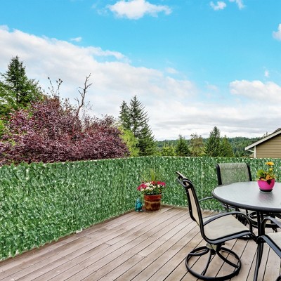Outsunny 104cm Tall Dark Green Faux Ivy Privacy Fence