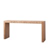 Bella Depot 69" Natural Wooden Console Table - 4 of 4