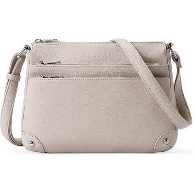 BEAFUP Women's Medium Crossbody Bag - A Stylish and Functional Shoulder Handbag with Multi-Zipper Pockets, Perfect for Everyday Use