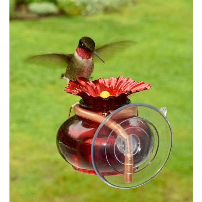 Plow & Hearth - Window Watch Hummingbird Feeder