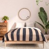 Deny Designs 3pc Full/Queen Daniel Coulmann Stripes 001 P Basaltic Comforter and Sham Set - 3 of 4
