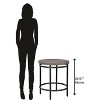 Hekman 24505 Round End Table 2-4505 Grey Sedona - 2 of 2
