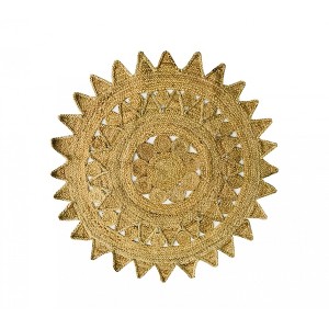 Essential Jute Braid Round shape Area Rug - Home Weavers - 1 of 2