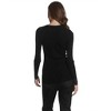 Women's Leopard Rib Vee Tee - LABEL+thread - 3 of 4