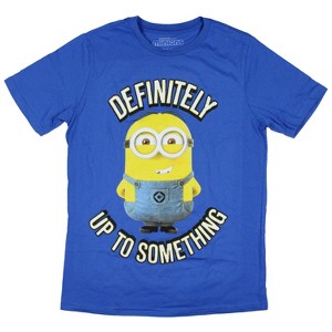 Minions Boys Definitely Up To Something Kids Short Sleeve T-Shirt - 1 of 3