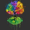 Men's Design By Humans Ohm Tree By Jazzlekat T-Shirt - 2 of 4