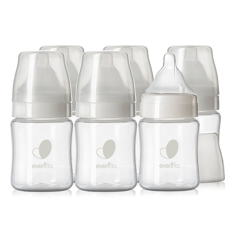 Evenflo 6pk Balance Wide-Neck Anti-Colic Baby Bottles - 5oz, 3 of 12