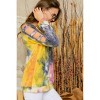 Women's Tie Dye Cold Shoulder Tunic - ADORA L - 3 of 3