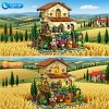 Hogokids 1826 PCS Vine Estate Autumn Cabin Building Block Kit Birthday Gift for Adults and Kids Aged 8+ - 4 of 4