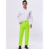 Lars Amadeus Men's Dress Business Classic Fit Flat Front Suit Trousers - 3 of 4
