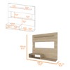 55" Manufactured Wood Rectangular Floating Entertainment Center with 3 Shelves for Living Room and Bedroom - 4 of 4