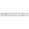 vidaXL Gabion Basket Silver Galvanized Iron Large Heavy Weight Endurance - 3 of 4