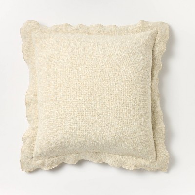 Oversized Heather Square Throw Pillow - Threshold™ designed with Studio McGee