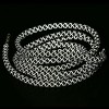 INSPIRE CHIC Athletic Elastic Reflective Round Sneakers Shoelaces 2 Pairs - 2 of 4