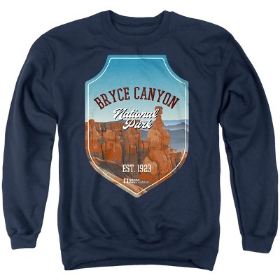 Men's Bryce Canyon National Park Illustrated Landscape Crewneck Sweatshirt
