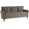 NicBex Couches for Living Room 1pc Comfort Sofa Set Chair Velvet Upholstered Sofa Plush Seatbacks with Solid Wood Frame - 4 of 4