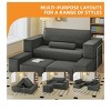 Convertible Cloud Sectional Couch Comfy Corduroy Sectional Sofa Comfy Couch With Deep Seat & High Pillows Easy To Assemble - 3 of 4