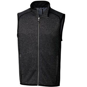 Cutter & Buck Mainsail Sweater-Knit Mens Full Zip Vest - 1 of 2