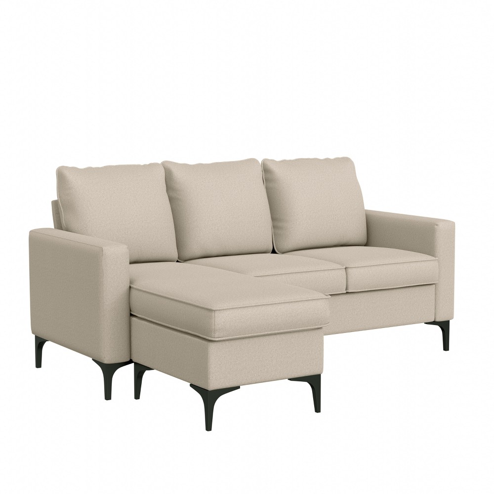Photos - Storage Combination Alamay Upholstered Reversible Sectional Chaise Oatmeal - Hillsdale Furnitu