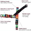 Leashboss No Pull Dog Harness for Walking, with Bungee Handle, Rear and Front Clip Attachment, Orange Blanket, Large - 2 of 4