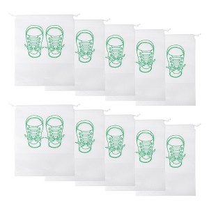 Unique Bargains Dustproof Sneakers Pattern Shoes Dust Cover 10 Pcs - 1 of 4