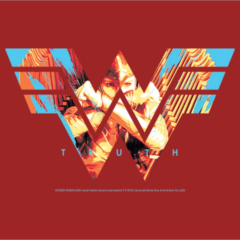 Women's Wonder Woman 1984 Eagle Truth Logo T-Shirt, 2 of 5