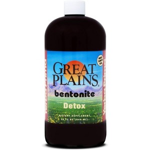 Yerba Prima Great Plains Bentonite - 32 oz - Natural Internal Liquid Clay Cleansing Supplement - 1 of 4
