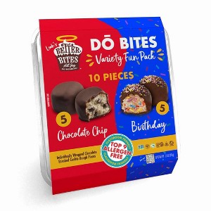 Better Bites Gluten Free Vegan DŌ Bites Variety Pack - 10ct - 1 of 4