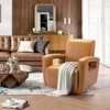 COLAMY Swivel Accent Chair, Leather Swivel Chair Armchair, Single Sofa for Home Office - 2 of 4