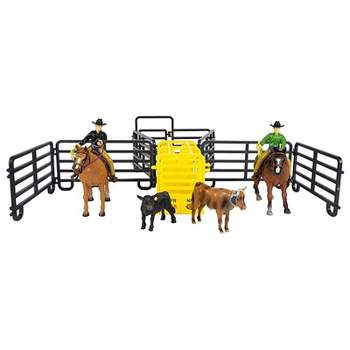 Big Country Toys 1/20 Scale Steer Roper Set 488