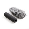 Movo WS-G7 Foam & Furry Indoor/Outdoor Microphone Windscreen Combo Pack - Custom Fit for Rode VideoMic Go - 2 of 4