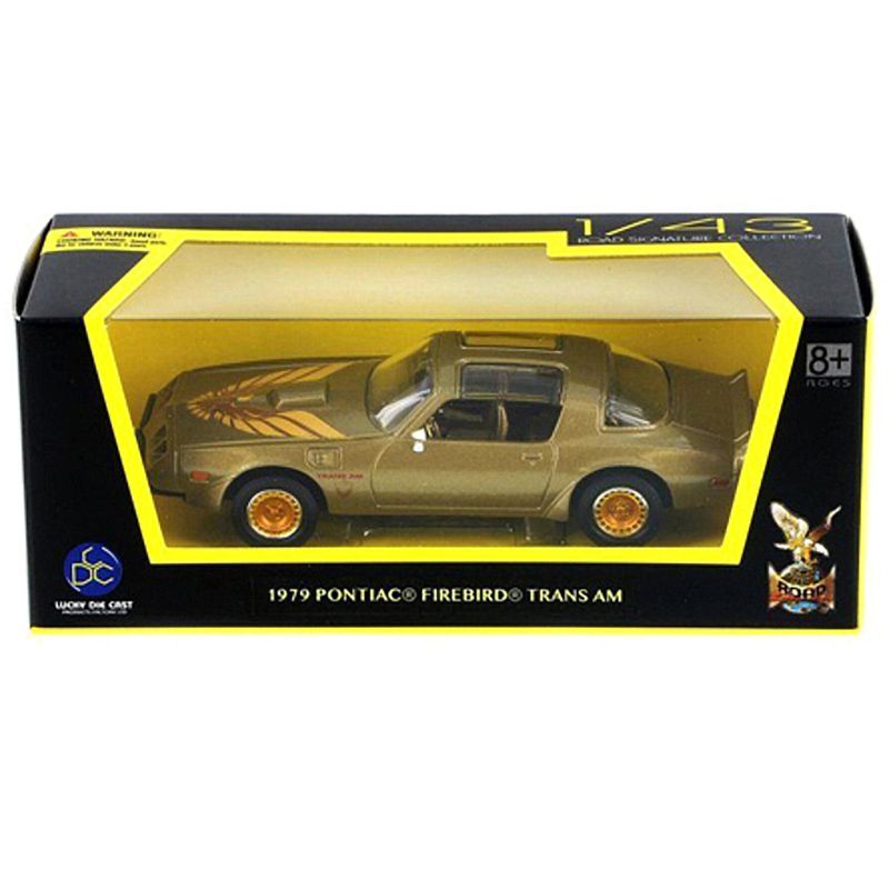 1979 Pontiac Firebird T/A Trans Am Gold 1/43 Diecast Model Car by Road Signature, 2 of 4